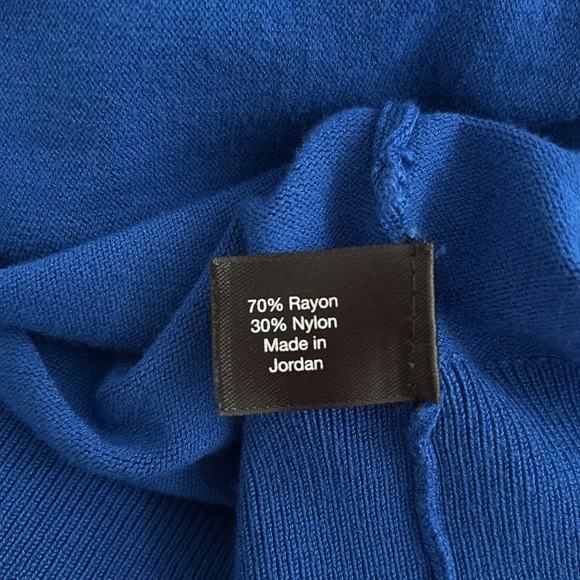 Lane Bryant Blue V-Neck Long Sleeve Sweater. Lightweight Knit. Size 22/24 - Picture 6 of 10